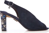 Thumbnail for your product : Moda In Pelle Meloni Navy Suede