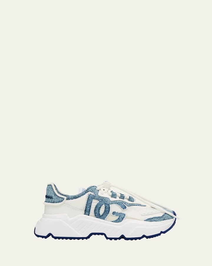 Dolce & Gabbana Daymaster logo Denim Runner Sneakers