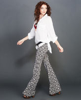 Thumbnail for your product : Wet Seal Geo Boho Brushed Flared Pants