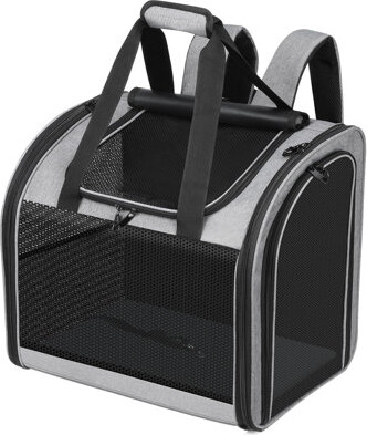 Pecute Cat Backpack With Widened Interior Space, Upgraded Dog Backpack Carrier With Various Ways To Carry, Pet Backpack With Breathable Mesh, Pet Trav