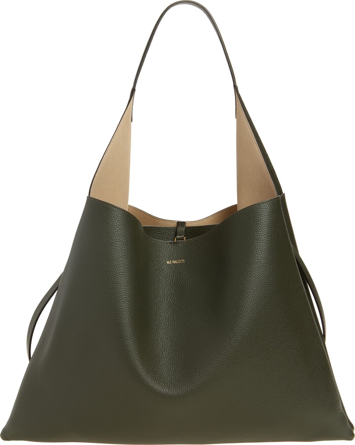 REE PROJECTS Large Clare Pebbled Leather Tote