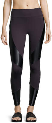 Koral Activewear Forge High-Rise Athletic Leggings, Purple/Black