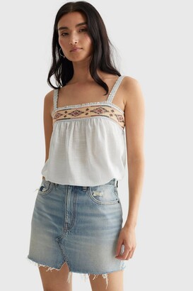 Lucky Brand Limited Edition Beaded Square Neck Cami - ShopStyle