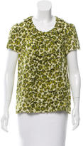 Thumbnail for your product : Kate Spade Leopard Print Silk Top