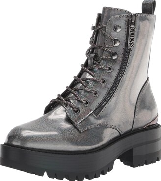 guess black combat boots