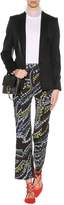 Thumbnail for your product : Erdem Verity printed crepe trousers