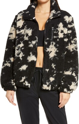 Zella faux fur print jacket Clearance