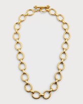 Thumbnail for your product : Elizabeth Locke 19K Gold Smooth Link Necklace, 17"