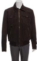 Thumbnail for your product : Dolce & Gabbana Buffalo Leather Stand Collar Jacket brown Buffalo Leather Stand Collar Jacket