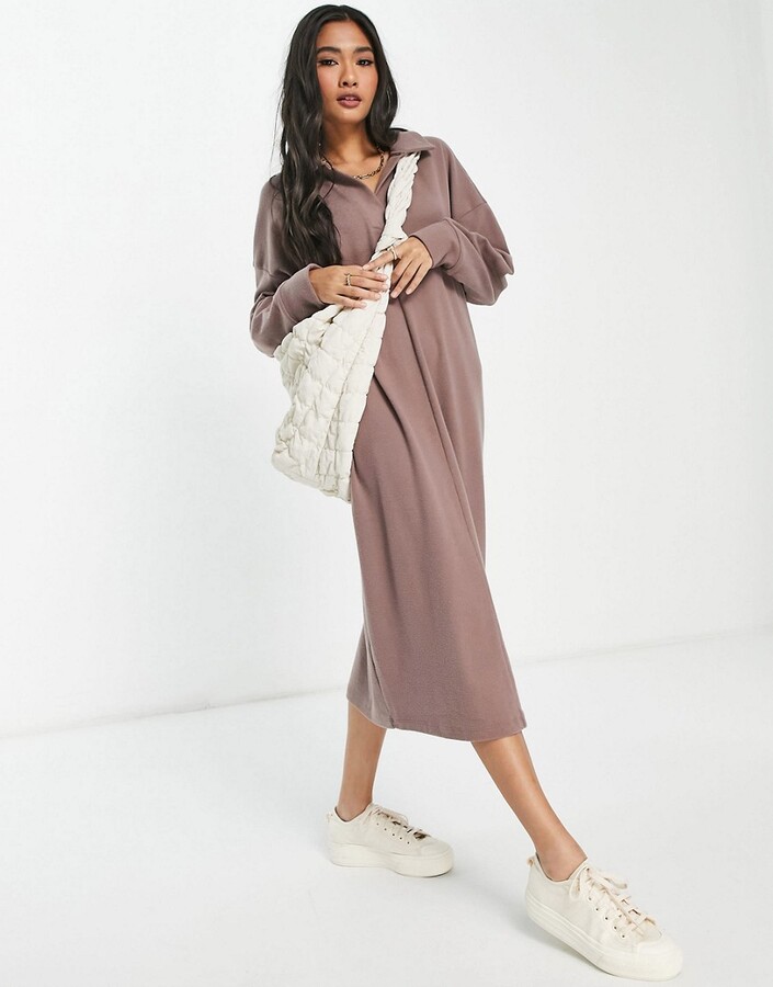 Taupe Sweater Dress | Shop the world's largest collection of fashion |  ShopStyle
