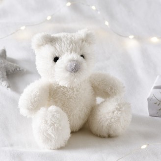 The White Company Lumi Polar Bear Small Toy, White, One Size