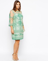 Thumbnail for your product : ASOS CURVE Premium Embroidered Dress