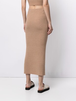Manning Cartell Australia Knitted Midi Pencil Skirt