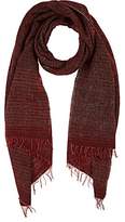 Thumbnail for your product : From The Road Women's Rakta Rustic-Weave Wool-Cotton Scarf - Wine