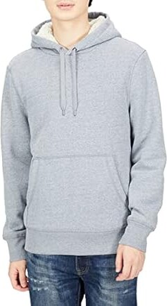 Amazon Essentials Men's Hoodies, Sherpa-Lined Pullover, Off-white, XX-Large