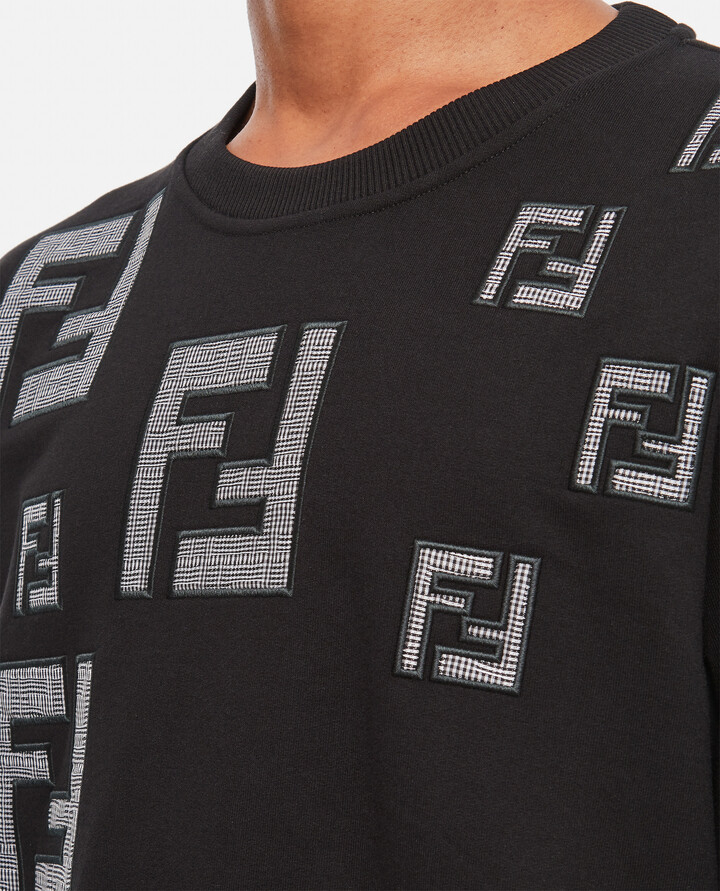 Fendi Logo Print Sweatshirt - ShopStyle