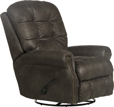 Williston Forge Jasyiah Upholstered Swivel Glider Recliner