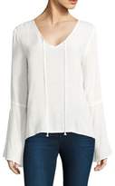 Thumbnail for your product : Bella Dahl Bell-Sleeve V-Neck Top
