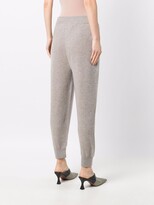 Thumbnail for your product : Extreme Cashmere Tapered-Leg Knitted Trousers