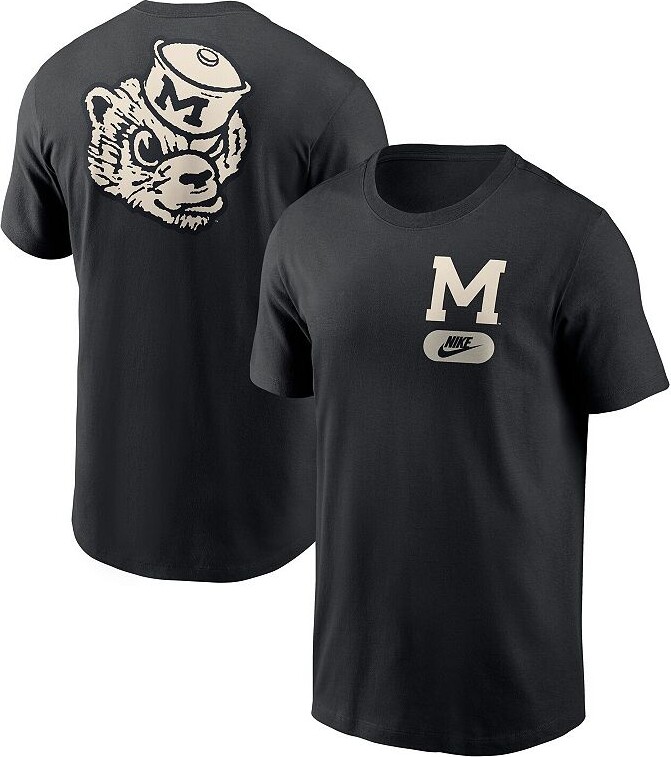 Men's Nike Black Michigan Wolverines Fashion T-Shirt