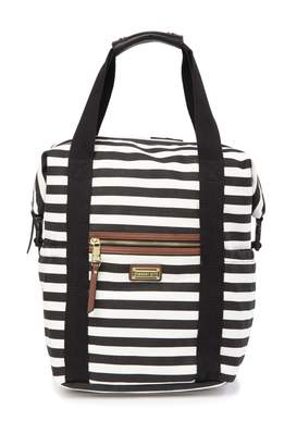 Madden Girl Striped Canvas Backpack