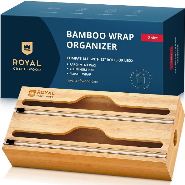 Royal Craft Wood RoyalCraftWoodBambooWrapDispenser(2-slot)
