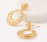 Thumbnail for your product : Adi Paz Circle Dangle Earrings 14K Gold