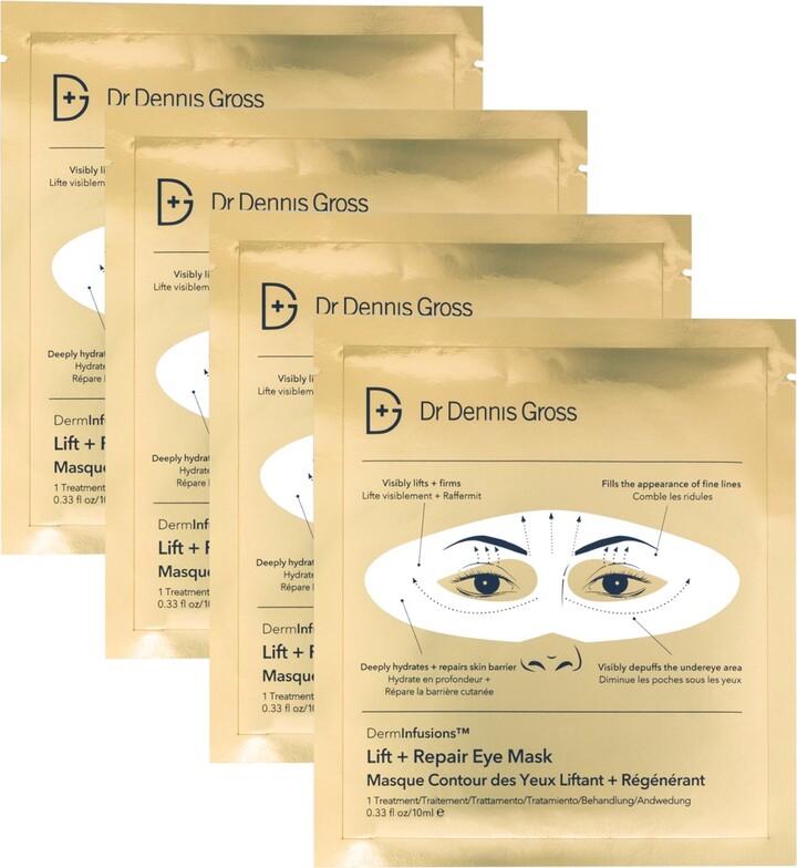 Dr. Dennis Gross Skincare DermInfusions Lift + Repair Eye Mask 4-App 10ml