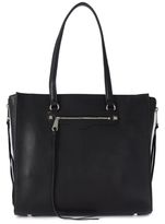 Thumbnail for your product : Rebecca Minkoff Always On Side Zip Regan Black Leather Bag