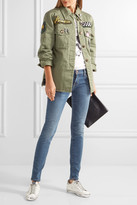 Thumbnail for your product : Current/Elliott The Ankle Mid-rise Skinny Jeans - Mid denim