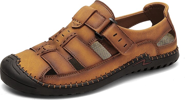 closed toe sandals with arch support