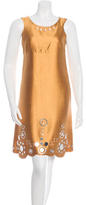 Thumbnail for your product : Miu Miu Silk Embellished Dress