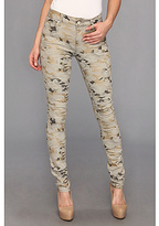 Thumbnail for your product : Mavi Jeans Gold Alexa Mid-Rise Skinny in Gold Camo