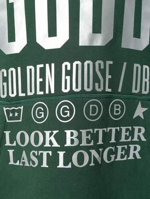 Golden Goose script printed hoodie
