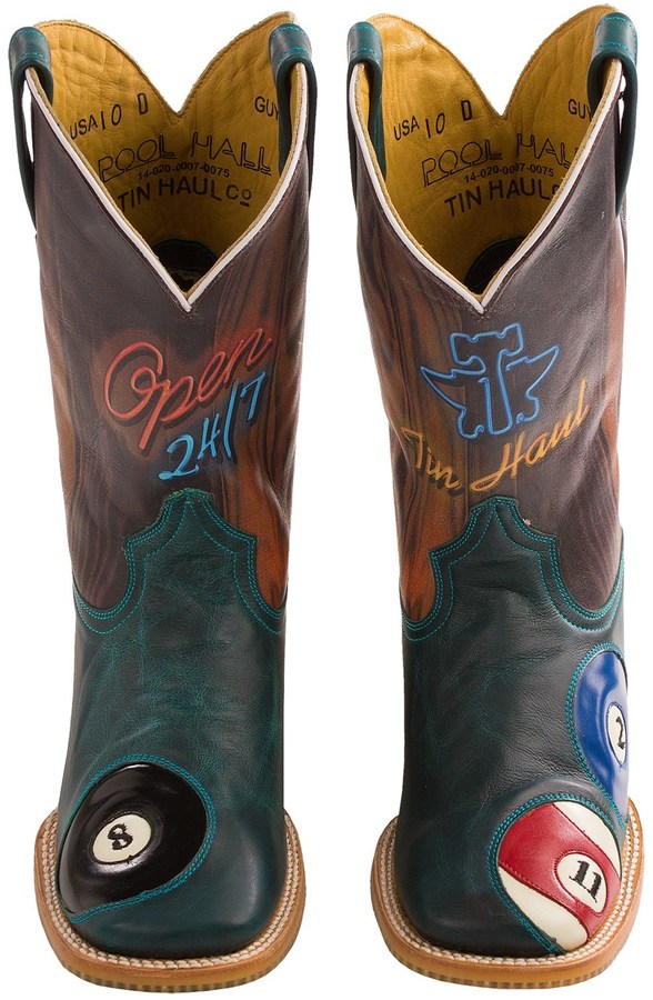 Pool' Tin Haul Pool Hall Cowboy Boots (For Men) ShopStyle