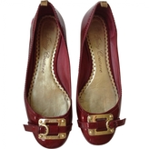 Thumbnail for your product : Juicy Couture OTHER BRAND Burgundy Patent leather Ballet flats