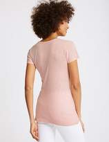 Thumbnail for your product : Marks and Spencer Pure Cotton Lightweight V-Neck T-Shirt