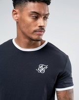 Thumbnail for your product : SikSilk Muscle Ringer T-Shirt In Navy