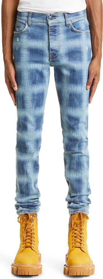 Mens Plaid Skinny Jeans | ShopStyle