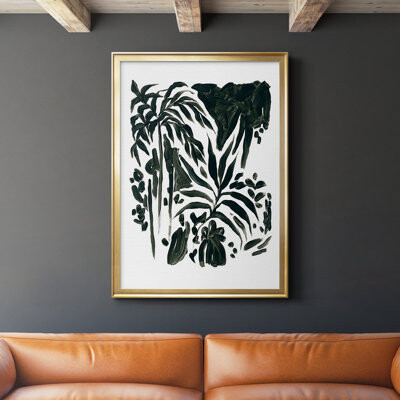 Bay Isle Home Ink Jungle II - Single Picture Frame Print