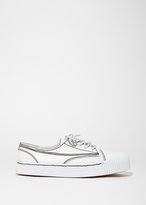 Thumbnail for your product : Alexander Wang Perry Low Soft Pebble Sneaker