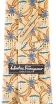 Thumbnail for your product : Ferragamo Printed Silk Tie yellow Printed Silk Tie