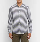 Thumbnail for your product : Onia Albert Slim-Fit Striped Voile Shirt