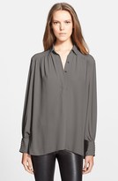 Thumbnail for your product : Alice + Olivia 'Janet' High/Low Tunic