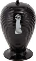 Thumbnail for your product : Fornasetti Serratura Rigato Vase With Lid - Black