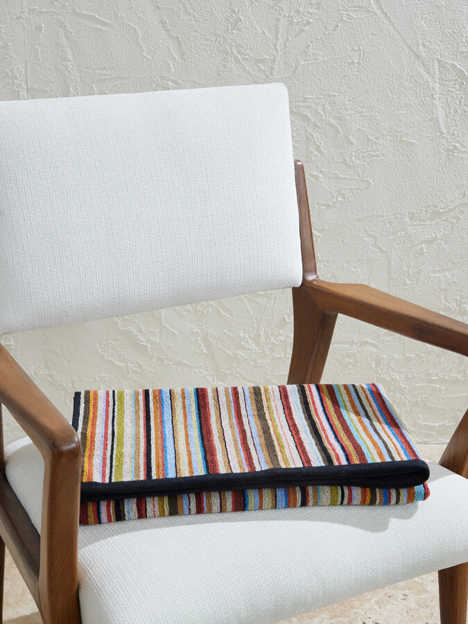 Striped Cotton-Terry Towel