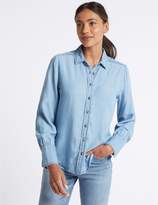 Thumbnail for your product : Marks and Spencer Denim Tencel Long Sleeve Shirt