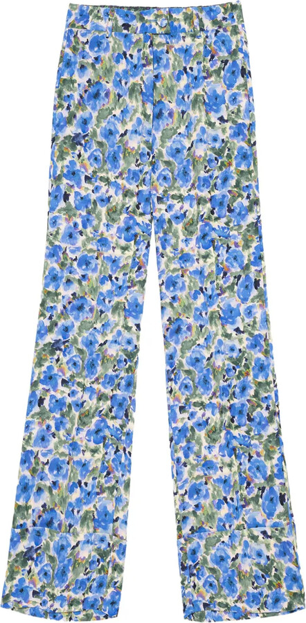 Maliparmi Floral-Print Trousers