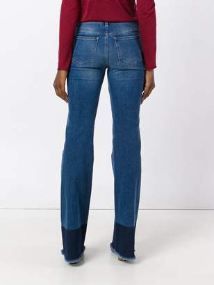 RED Valentino frayed bootcut jeans
