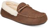 Thumbnail for your product : Club Room Men's Memory Foam Slippers, Aaron Sherpa Lined Moccasins